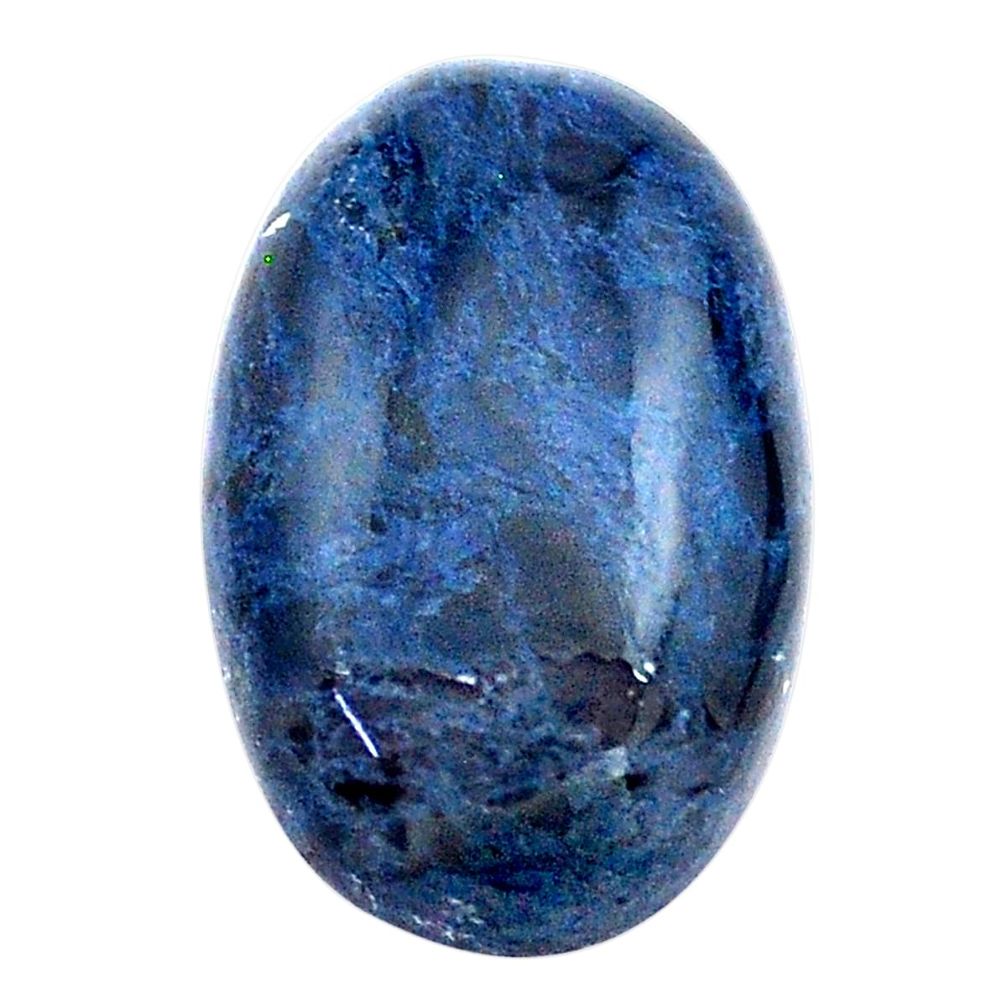 Natural 7.35cts rhodusite blue cabochon 17x13 mm oval loose gemstone s23438