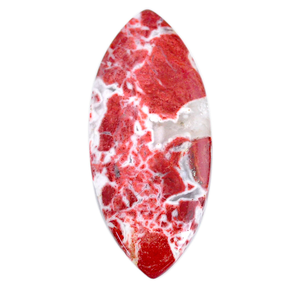 Natural 54.45cts rosetta stone jasper 53.5x22mm marquise loose gemstone s21181