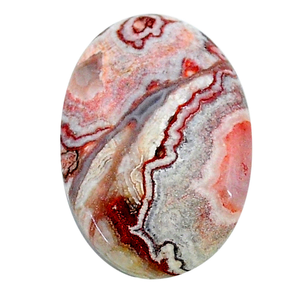 Natural 12.40cts rosetta stone jasper pink 22x15 mm oval loose gemstone s24785