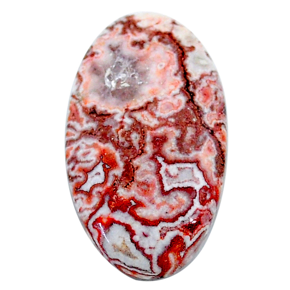 Natural 18.35cts rosetta stone jasper pink 26x15 mm oval loose gemstone s24783
