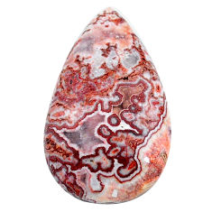Natural 24.35cts rosetta stone jasper pink 31x18 mm pear loose gemstone s24790