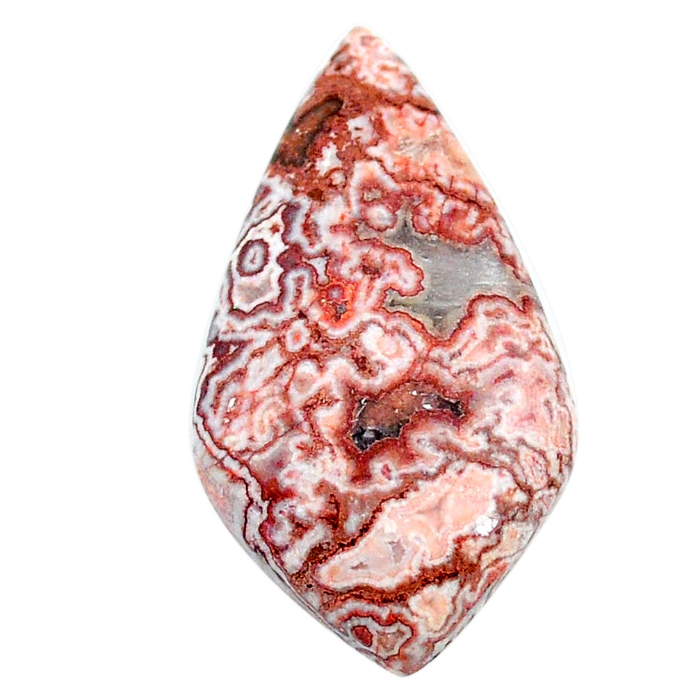 Natural 26.35cts rosetta stone jasper pink 35x19 mm fancy loose gemstone s24791