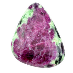 Natural 33.25cts ruby zoisite pink 30x22 mm fancy loose gemstone s25678