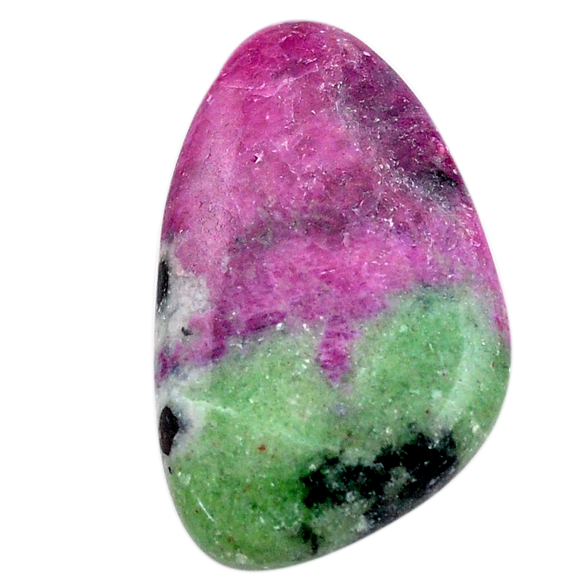 Natural 34.20cts ruby zoisite pink 31x20 mm fancy loose gemstone s25670