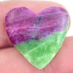 Natural 25.15cts ruby zoisite pink cabochon 22.5x22.5 mm loose gemstone s27510