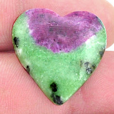 Natural 25.05cts ruby zoisite pink cabochon 23x22.5 mm loose gemstone s27509