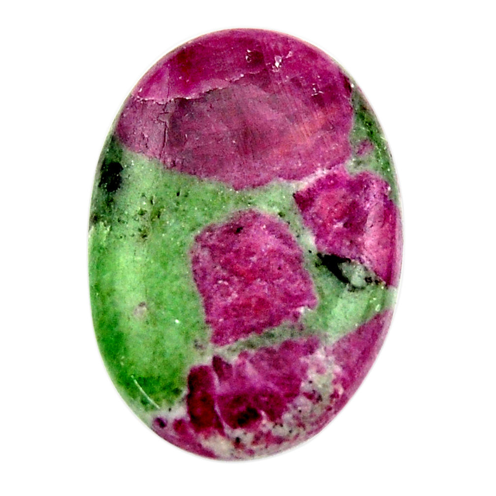 Natural 26.30cts ruby zoisite pink cabochon 25.5x17.5 mm loose gemstone s18469