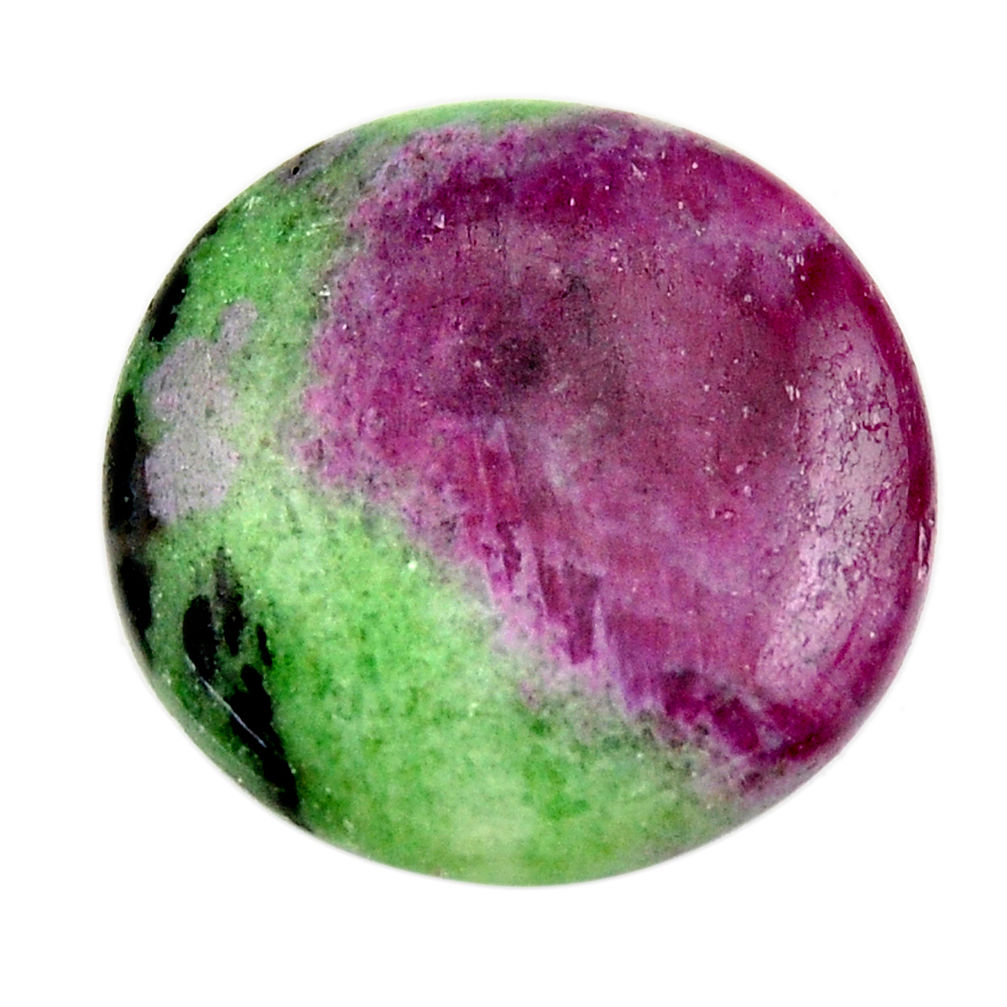 Natural 33.45cts ruby zoisite pink cabochon 25x25 mm oval loose gemstone s18468