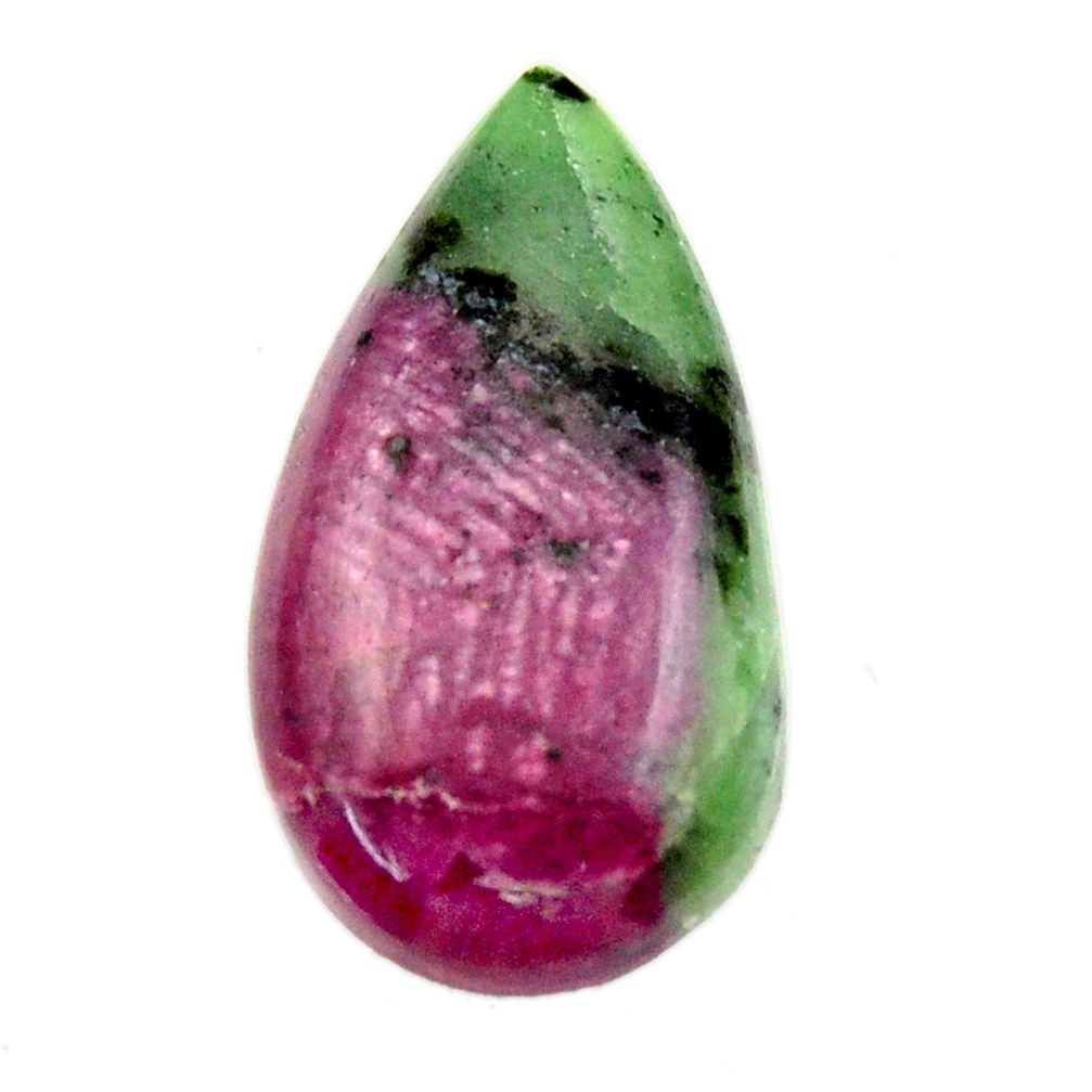 Natural 24.45cts ruby zoisite pink cabochon 27x14 mm pear loose gemstone s18467