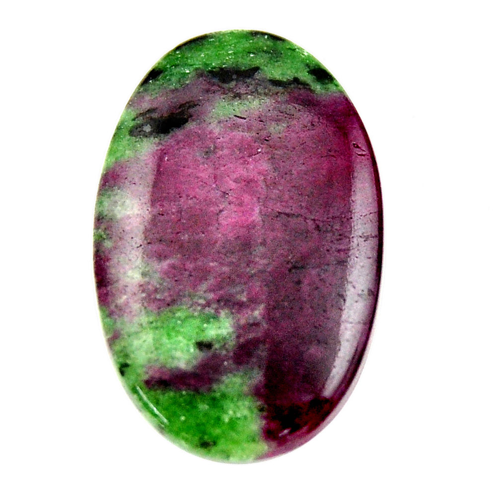 Natural 30.10cts ruby zoisite pink cabochon 31x20 mm oval loose gemstone s18480