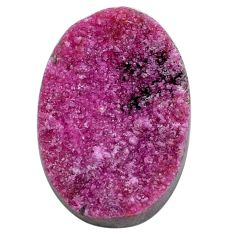 Natural 26.35cts ruby zoisite pink rough 27.5x19 mm oval loose gemstone s29172