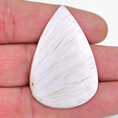 Natural 45.15cts scolecite high vibration crystal 45x29 mm loose gemstone s29919