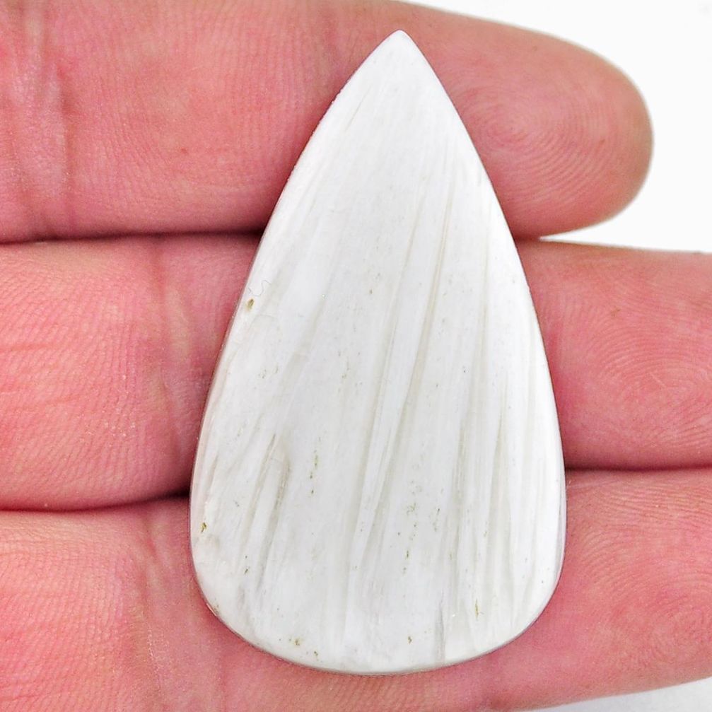 Natural 45.15cts scolecite high vibration crystal 46x26 mm loose gemstone s29897