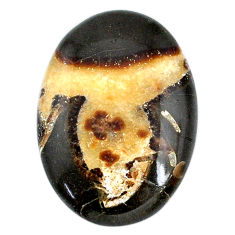 Natural 37.45cts septarian gonads cabochon 35x25 mm oval loose gemstone s20978