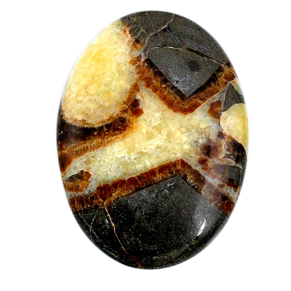 Natural 40.95cts septarian gonads cabochon 38x27 mm oval loose gemstone s20973