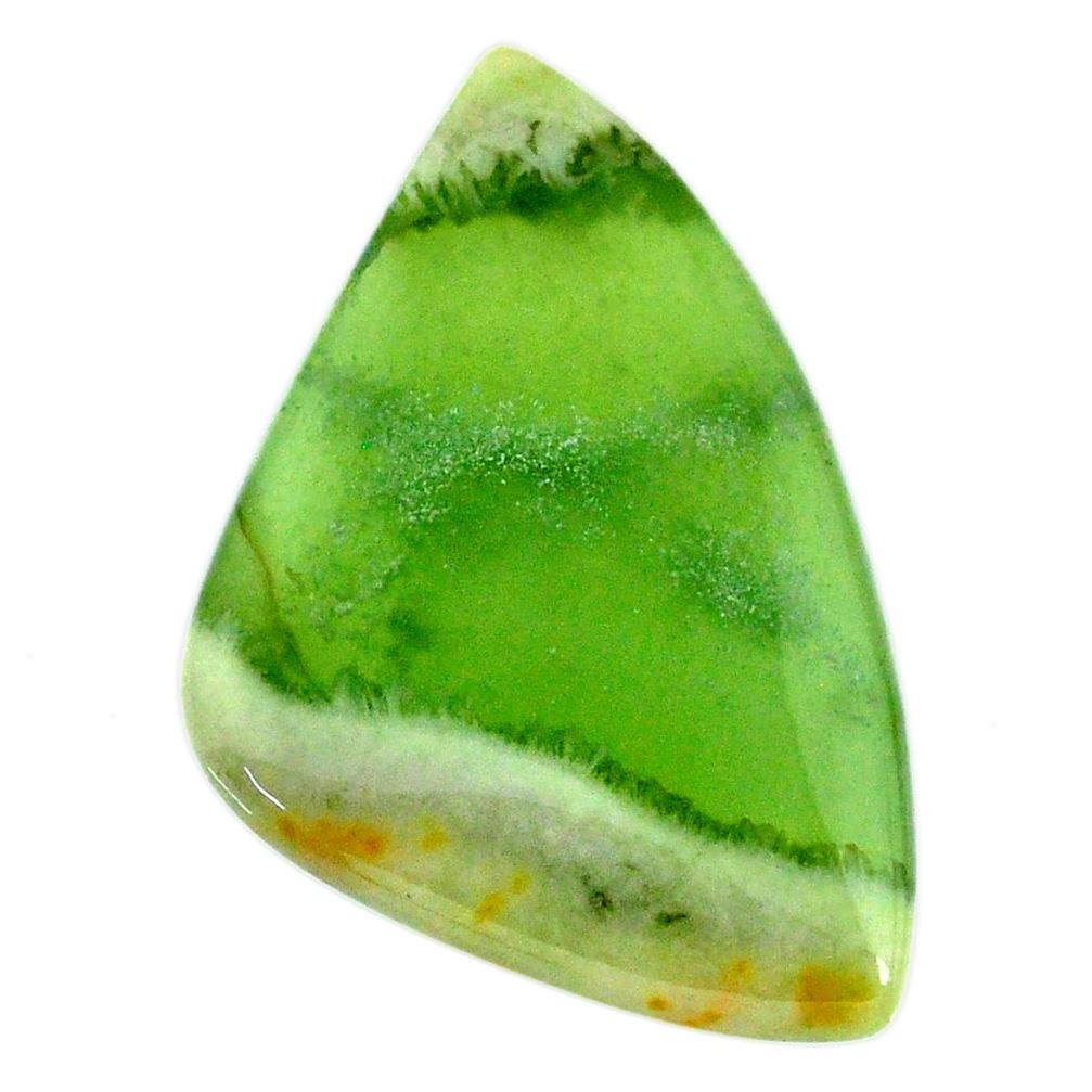 Natural 50.10cts serpentine green cabochon 46x28.5 mm loose gemstone s20605