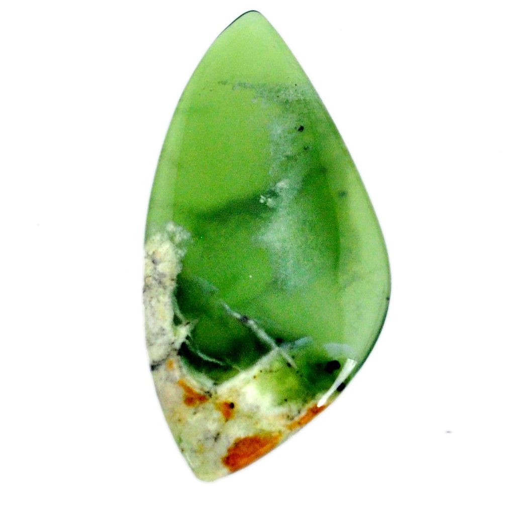 Natural 43.45cts serpentine green cabochon 52x26 mm fancy loose gemstone s20601