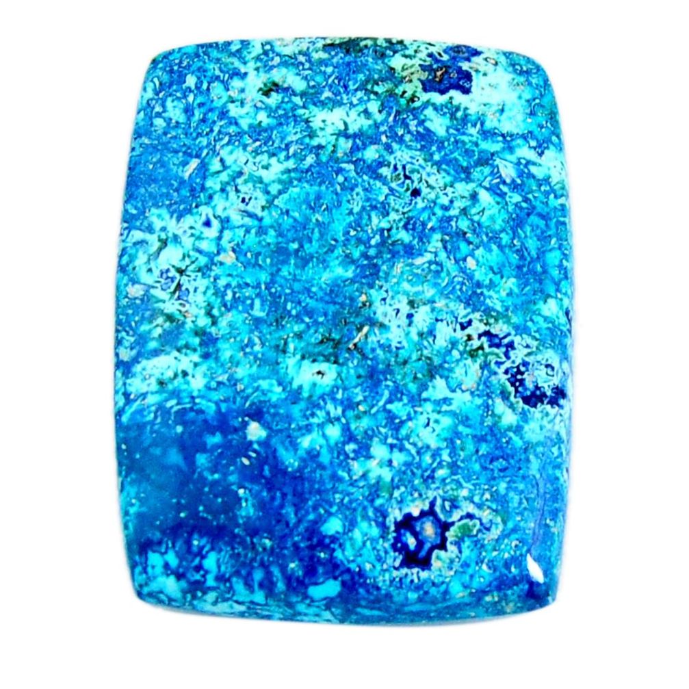 Natural 29.35cts shattuckite blue 30x22 mm octagan loose gemstone s19520