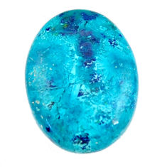 Natural 19.45cts shattuckite blue cabochon 24x18 mm oval loose gemstone s18602