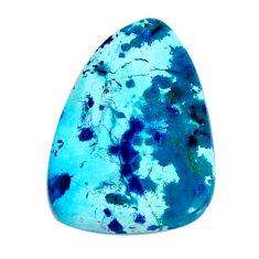 Natural 18.10cts shattuckite blue cabochon 28.5x20mm fancy loose gemstone s19537