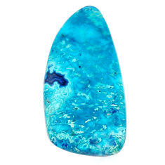 Natural 15.10cts shattuckite blue cabochon 30x14 mm fancy loose gemstone s23103