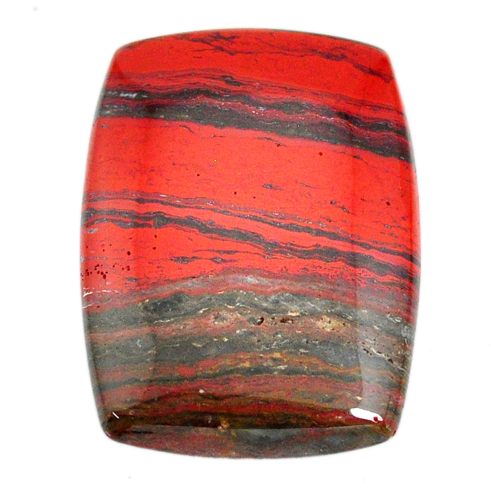 Natural 52.40cts snakeskin jasper red cabochon 35x25 mm loose gemstone s21840