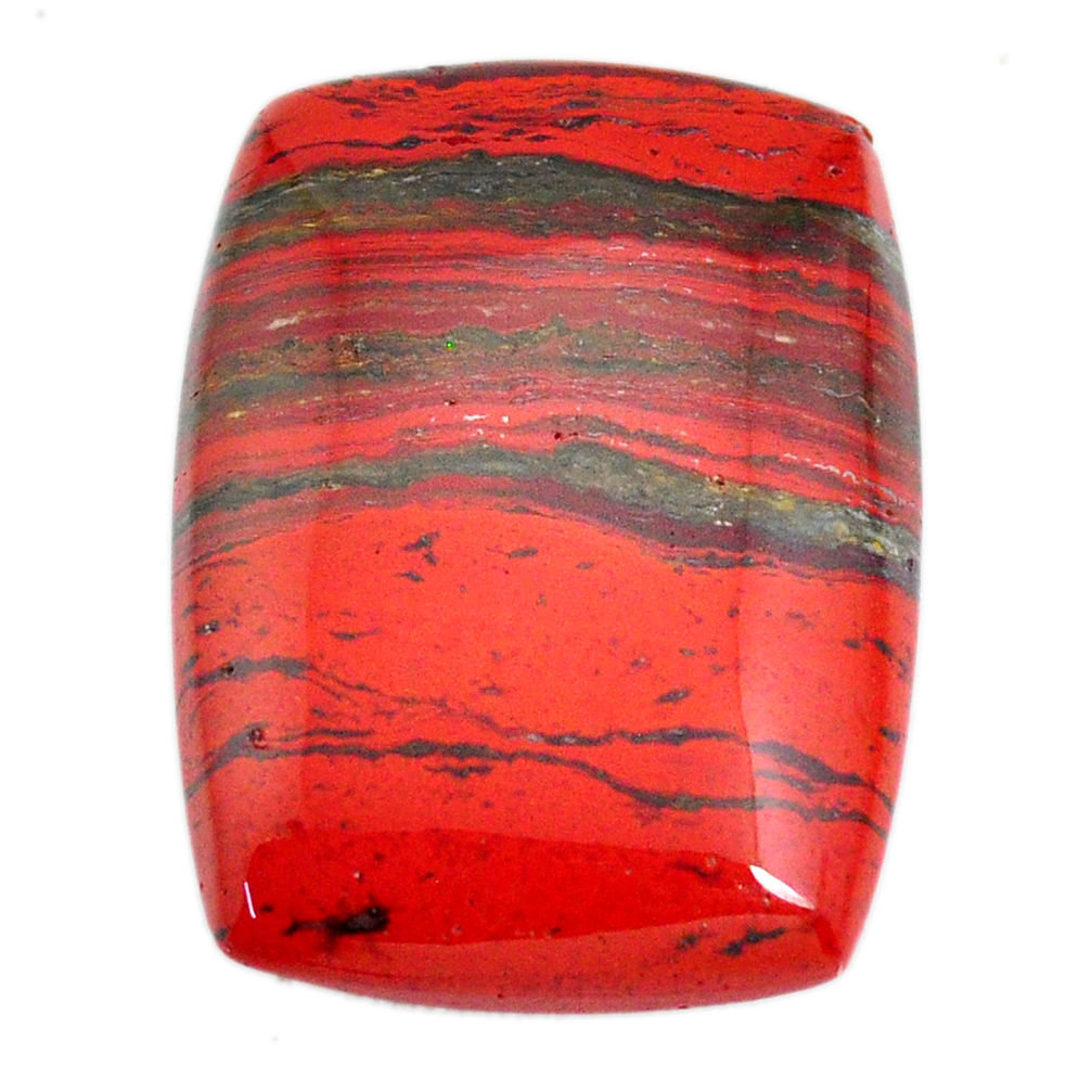 Natural 58.15cts snakeskin jasper red cabochon 35x25.5 mm loose gemstone s21836