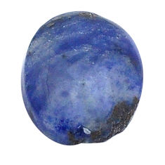 Natural 13.35cts sodalite blue cabochon 21x16 mm oval loose gemstone s28940