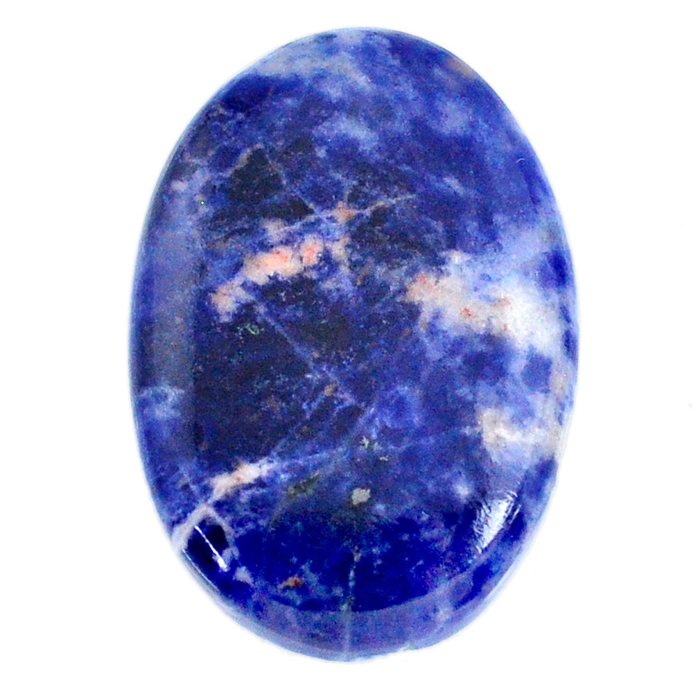 Natural 42.10cts sodalite orange cabochon 35x24 mm oval loose gemstone s21060