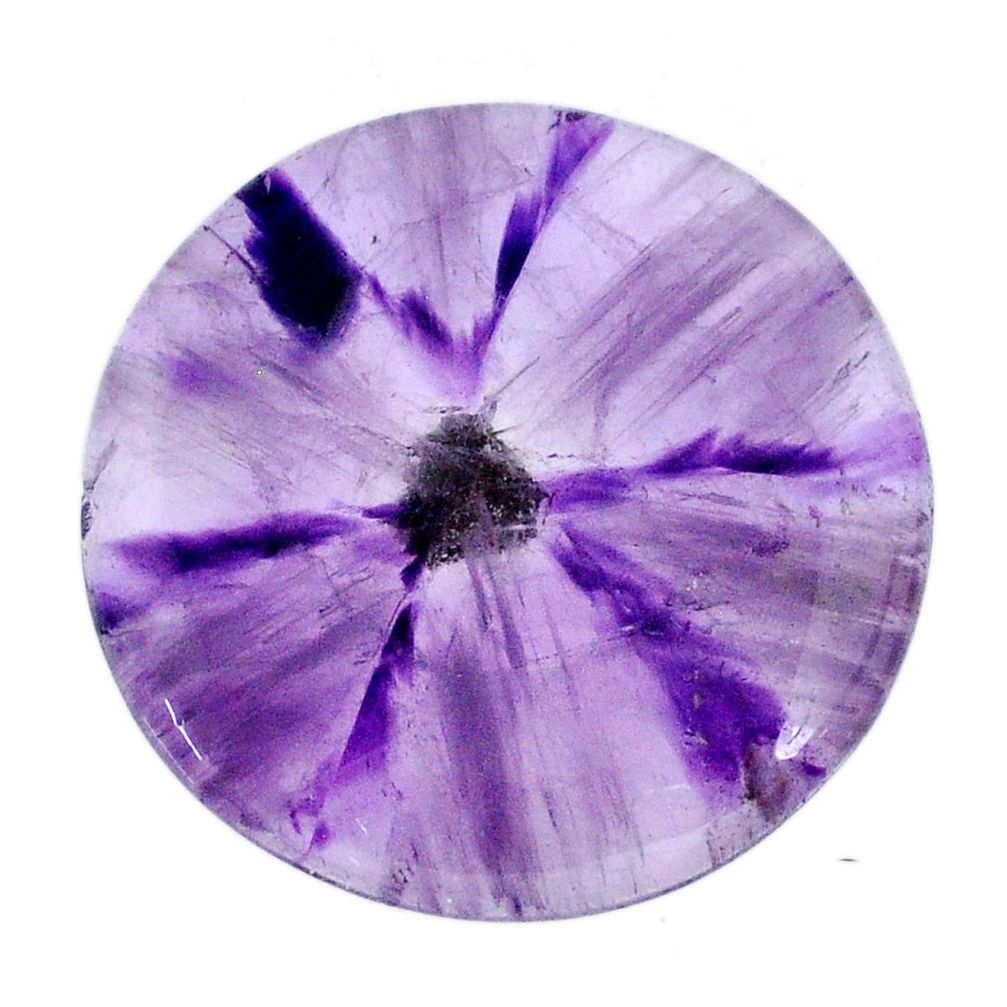 Natural 54.35cts star amethyst purple cabochon 35x35 mm loose gemstone s20790