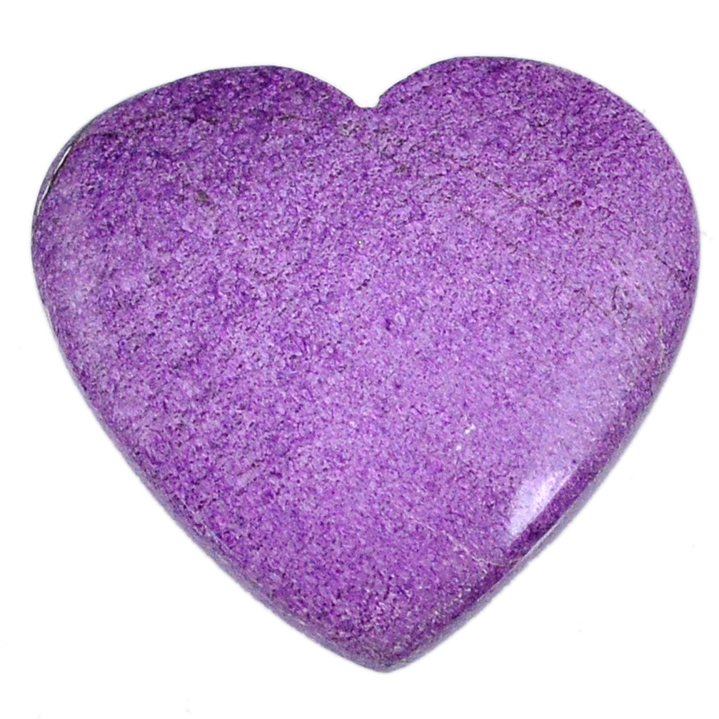 Natural 24.05cts stichtite purple cabochon 28x26 mm heart loose gemstone s20312