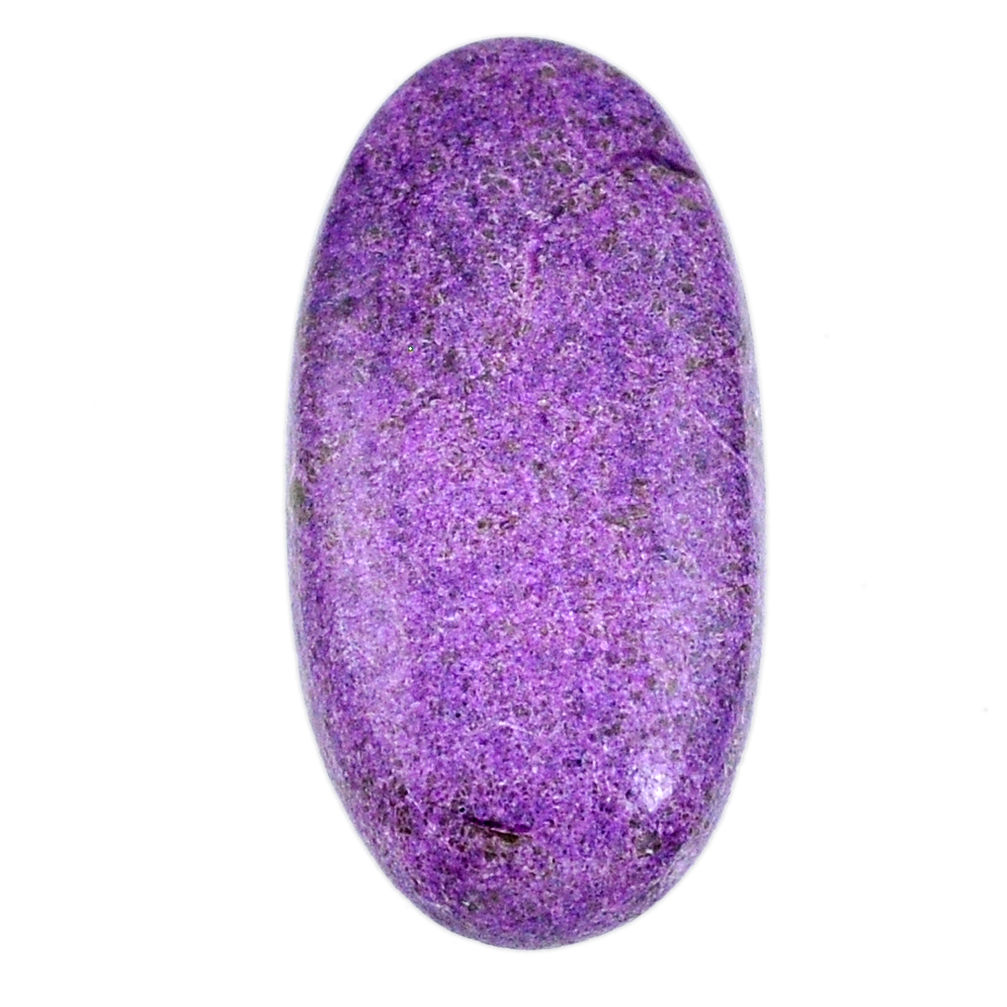 Natural 22.35cts stichtite purple cabochon 33x16 mm oval loose gemstone s20304