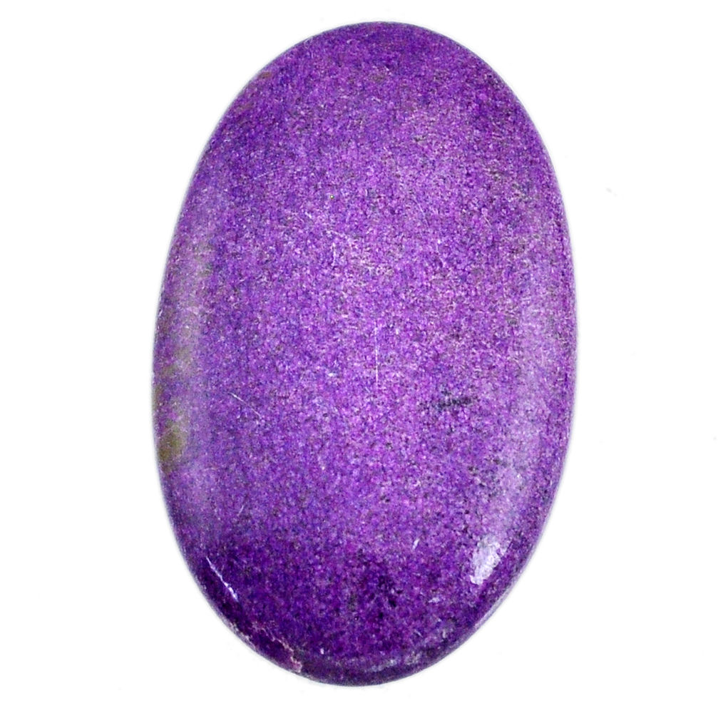 Natural 23.20cts stichtite purple cabochon 36x22 mm oval loose gemstone s20318