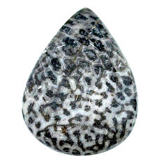 Natural 14.05cts stingray coral from alaska 24x17 mm pear loose gemstone s23152