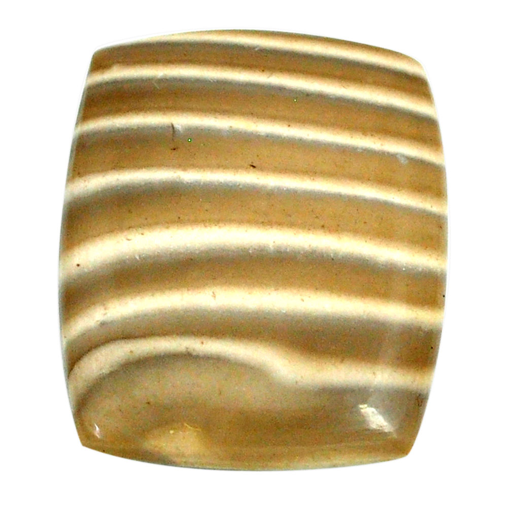 Natural 33.25cts striped flint ohio grey 28.5x23mm octagan loose gemstone s22371