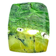 Natural 30.30cts swiss imperial opal green 33x25mm octagan loose gemstone s24179