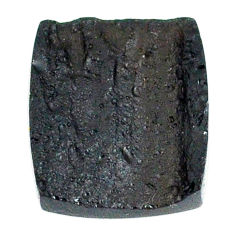 Natural 11.30cts tektite black cabochon 17x15 mm octagan loose gemstone s22022