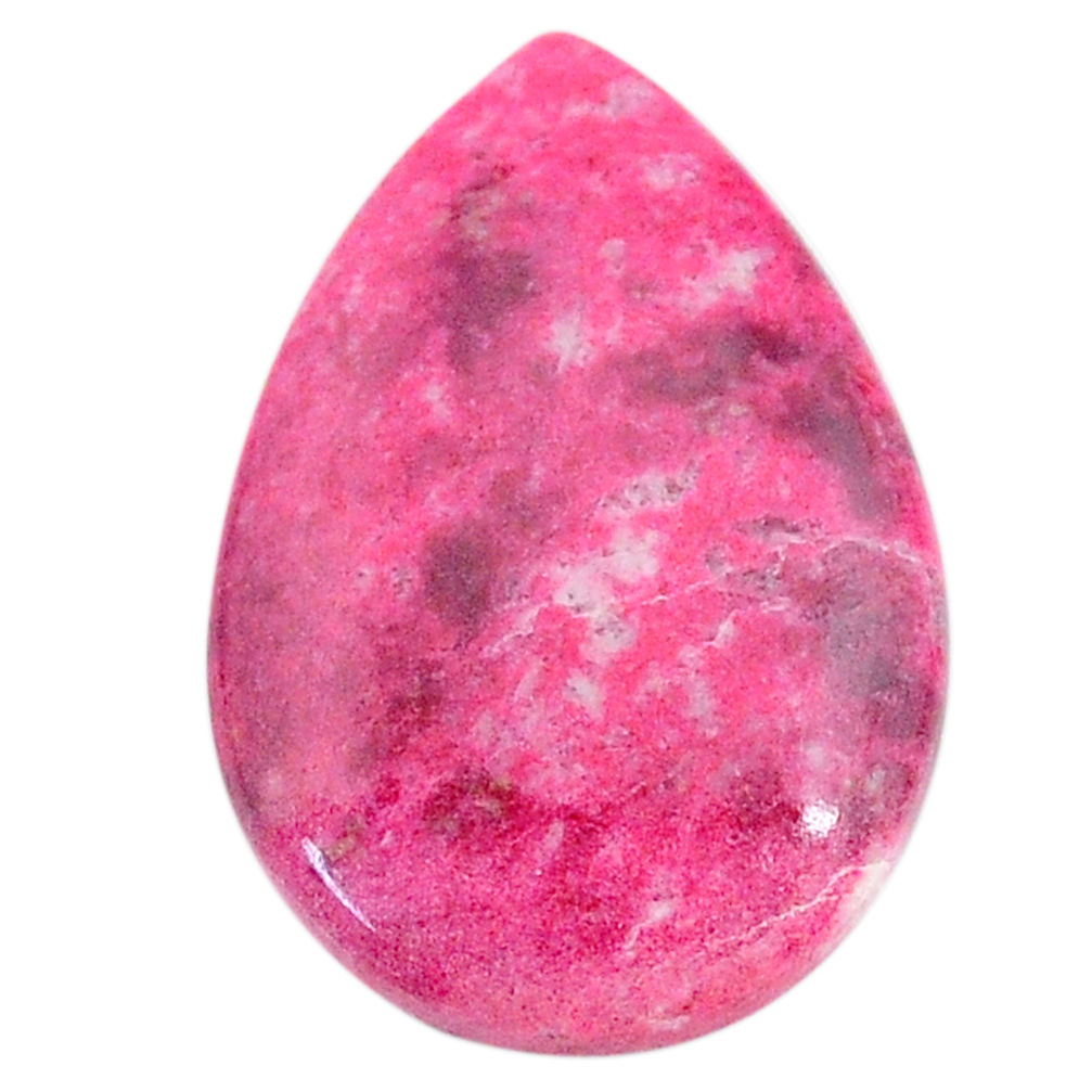 Natural 23.15cts thulite (unionite, pink zoisite) 27x18 mm loose gemstone s24827