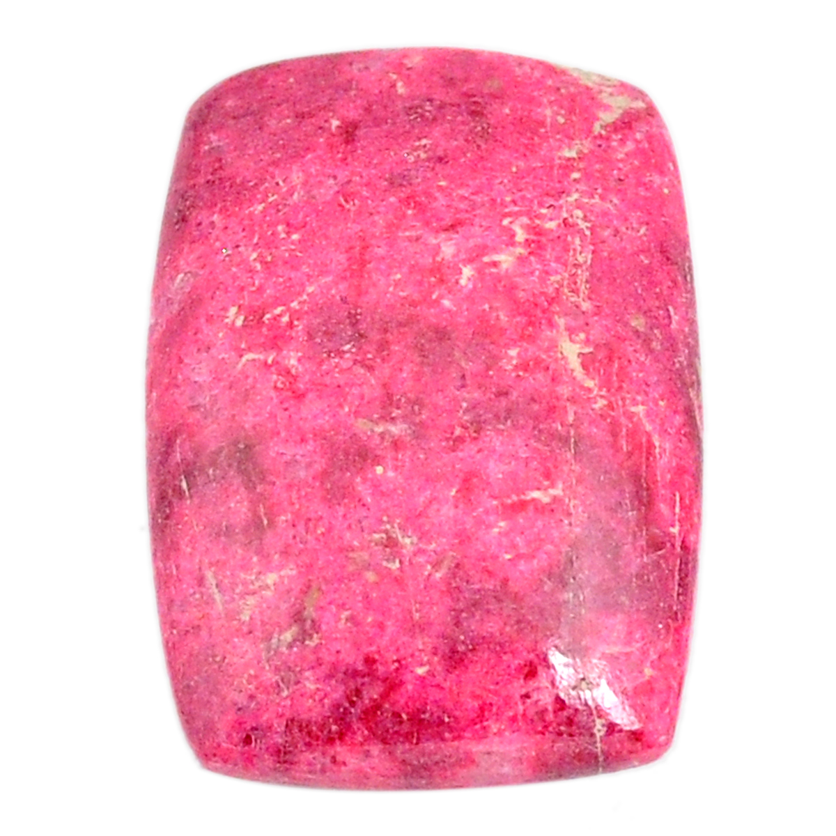 Natural Thulite Pink 26.5x18 Mm Octagan Loose Gemstone