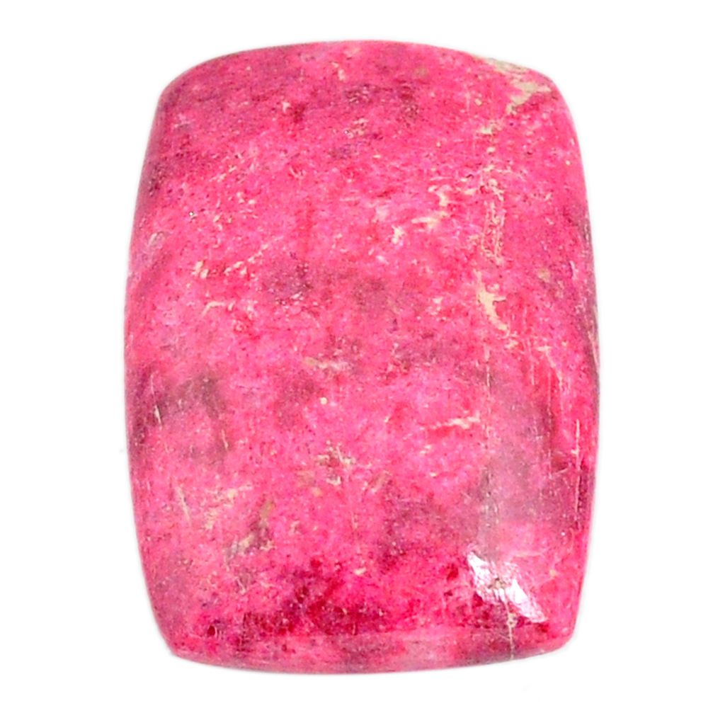 Natural 30.10cts thulite pink 26.5x18 mm octagan loose gemstone s22276