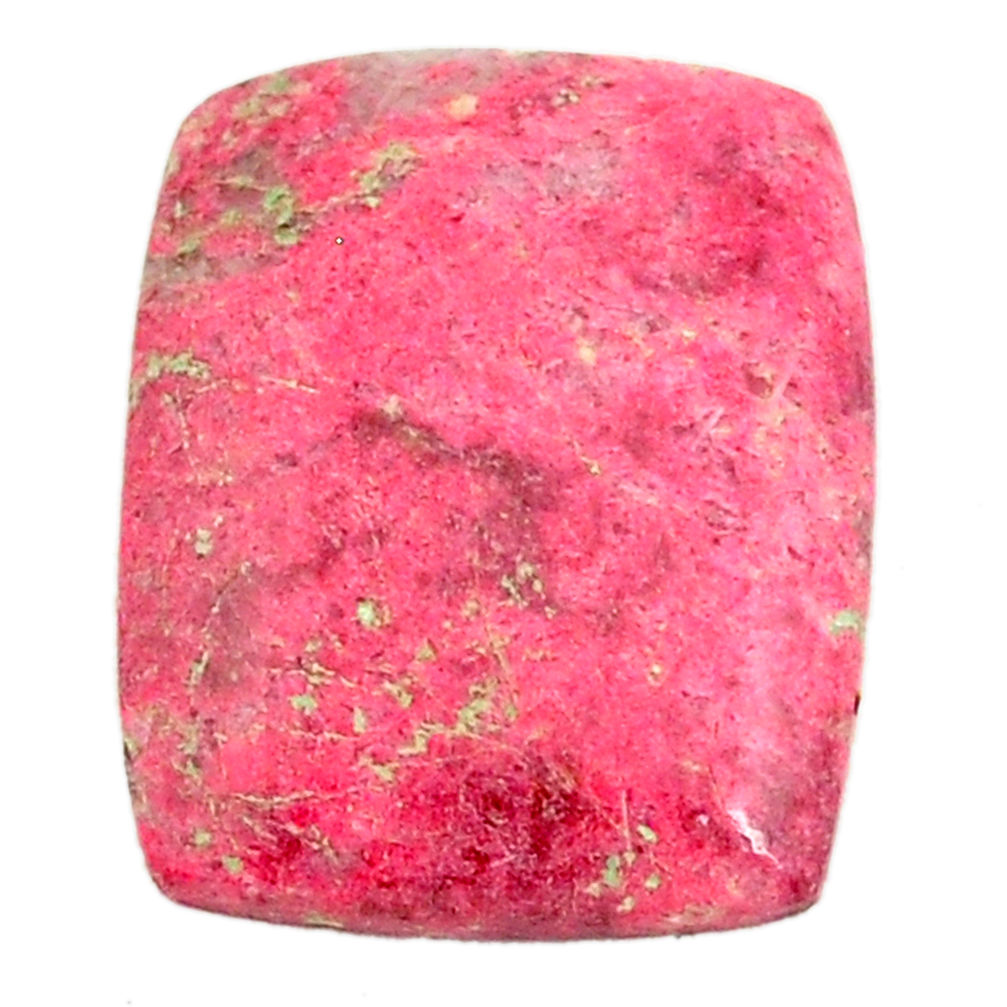 Natural 29.30cts thulite pink cabochon 25x20 mm octagan loose gemstone s22251