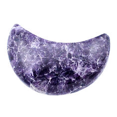 Natural 10.35cts tiffany stone purple 20x10 mm fancy moon loose gemstone s27037
