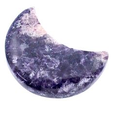 Natural 12.95cts tiffany stone purple 20x10.5mm fancy moon loose gemstone s27038