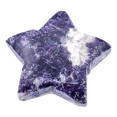 Natural 15.30cts tiffany stone purple 20x19 mm star fish loose gemstone s27030