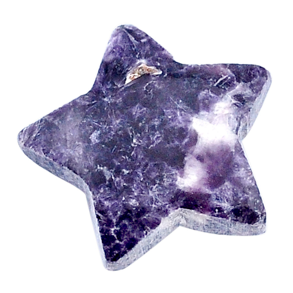 Natural 12.95cts tiffany stone purple 20x20 mm star fish loose gemstone s27022