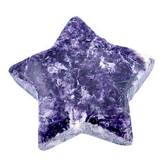 Natural 15.20cts tiffany stone purple 20x20 mm star fish loose gemstone s27024