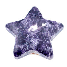 Natural 12.85cts tiffany stone purple 20x20 mm star fish loose gemstone s27027