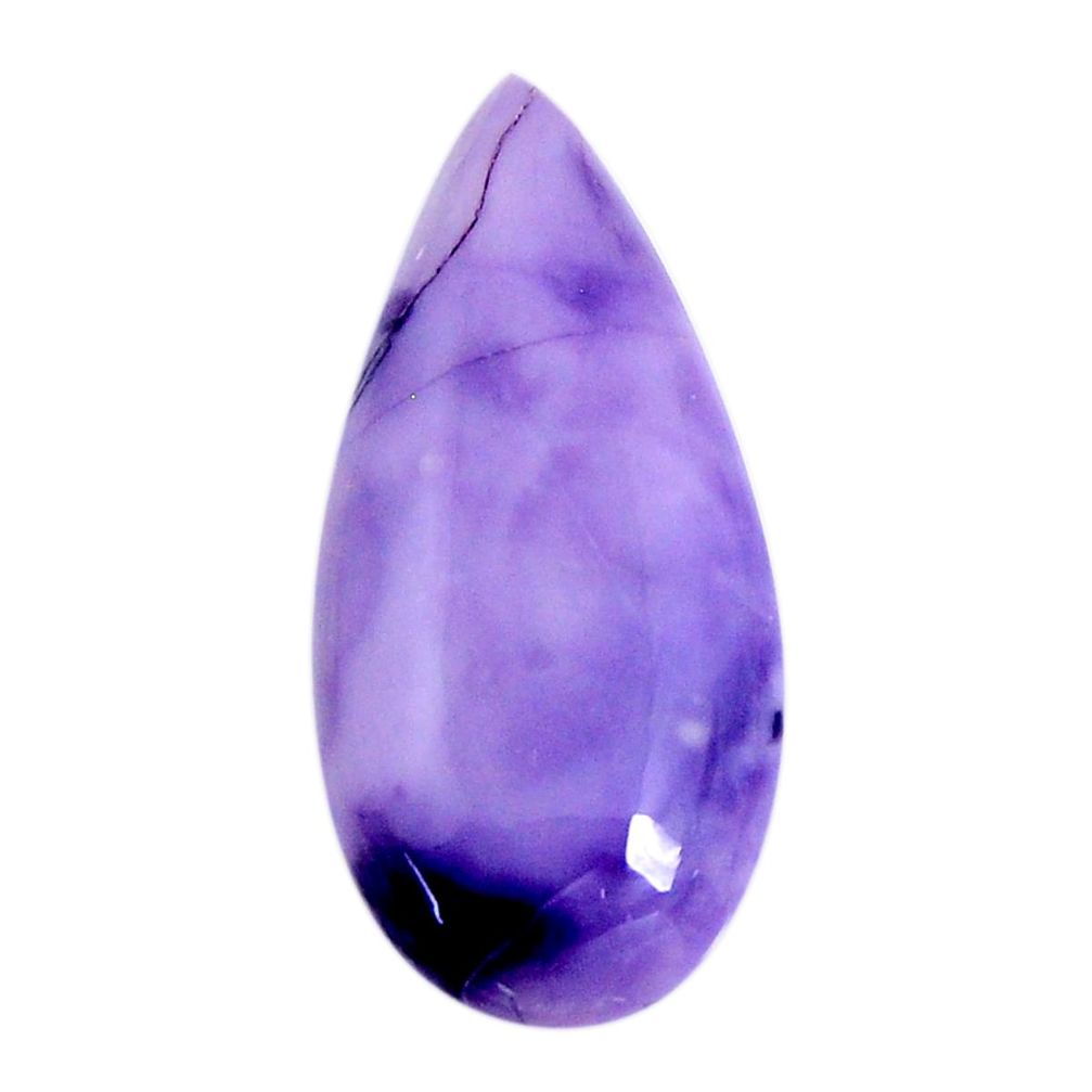 Natural 22.35cts tiffany stone purple cabochon 35x16 mm loose gemstone s19430