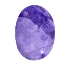 Natural 32.10cts tiffany stone purple cabochon 35x22.5 mm loose gemstone s29673