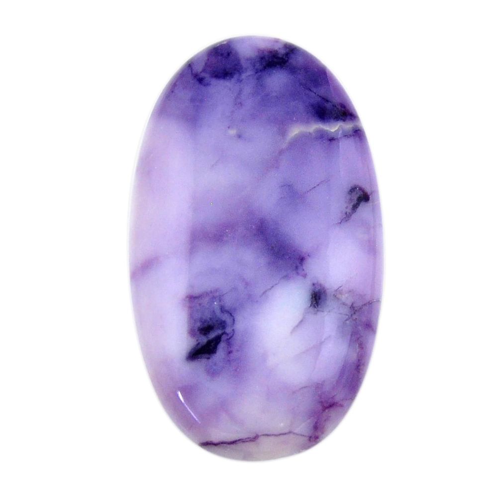 Natural 32.40cts tiffany stone purple cabochon 41x23 mm loose gemstone s19240